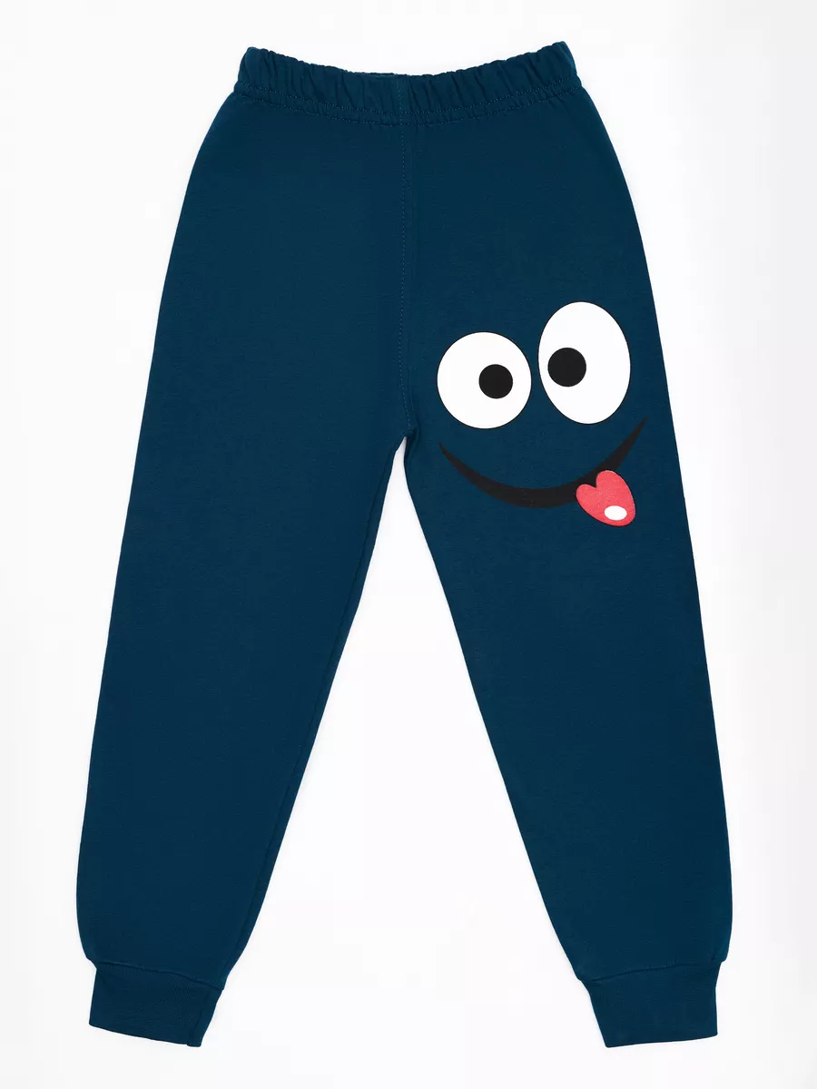 Брюки DANKIDS Брюки трикотажные "Язык" Индиго - фото 5