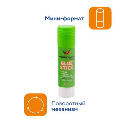 Клей-карандаш WORKMATE 8 г 4 шт.