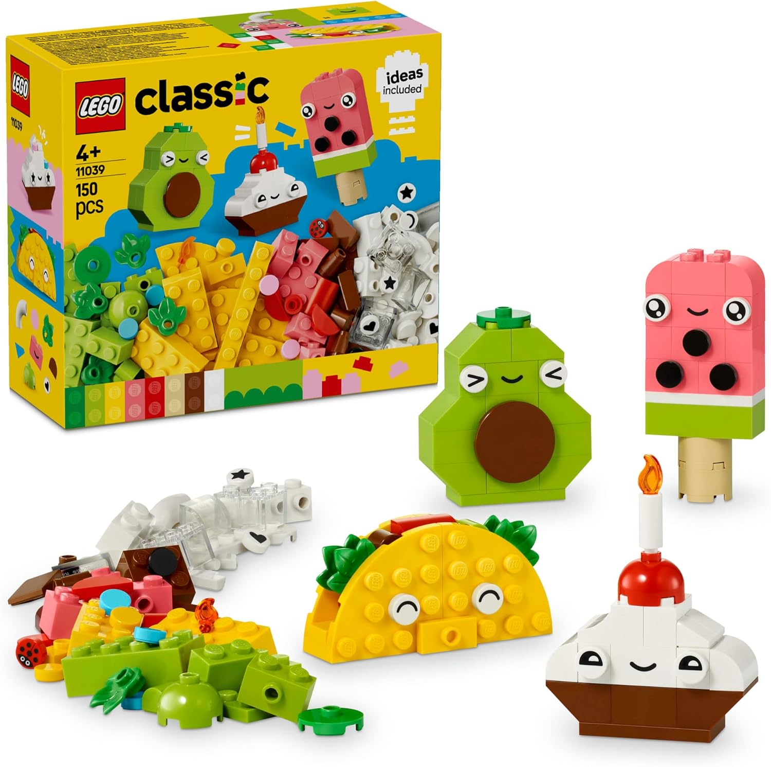 Конструктор LEGO Classic Креативная еда блочный - фото 1