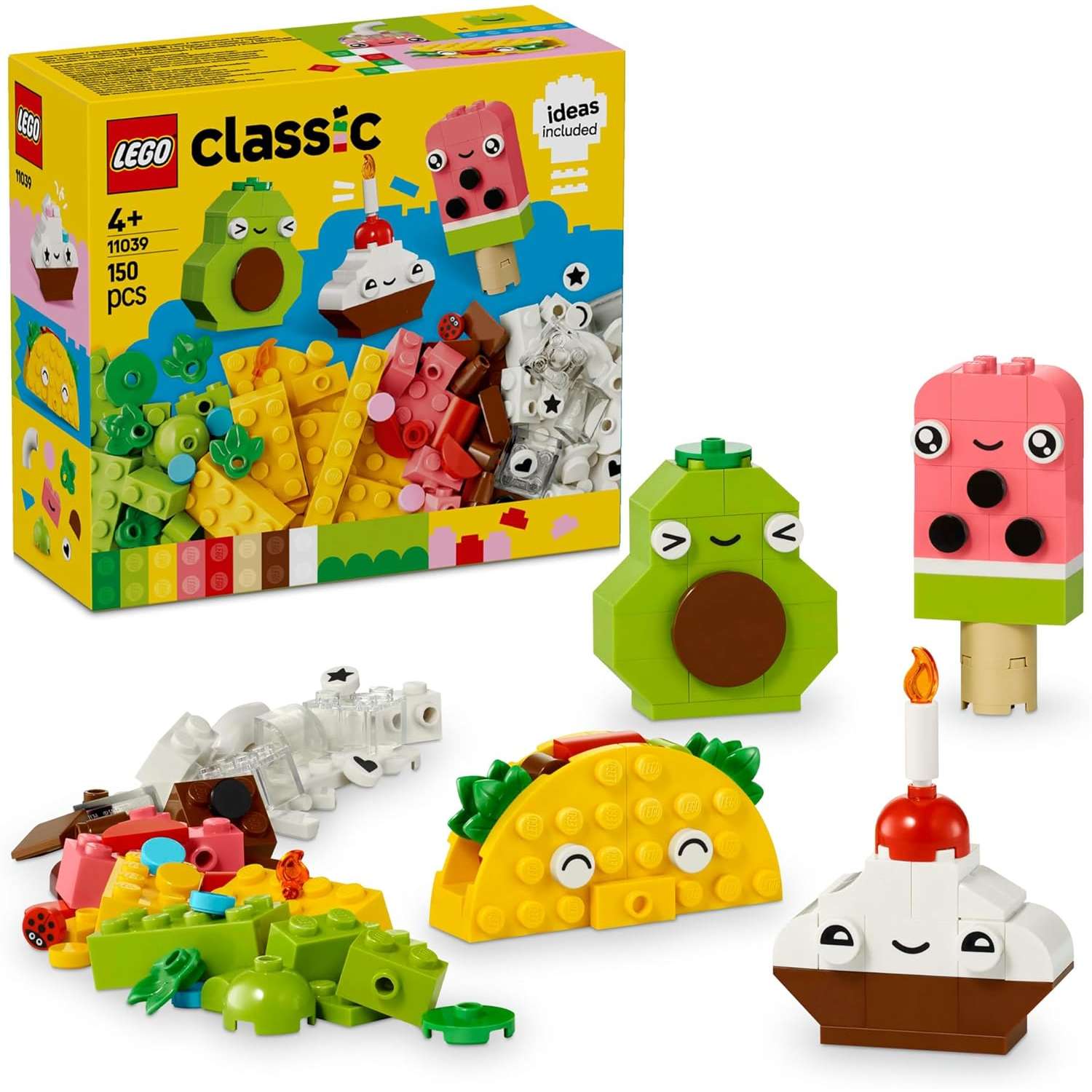 Конструктор LEGO Classic Креативная еда 150 дет. - фото 1
