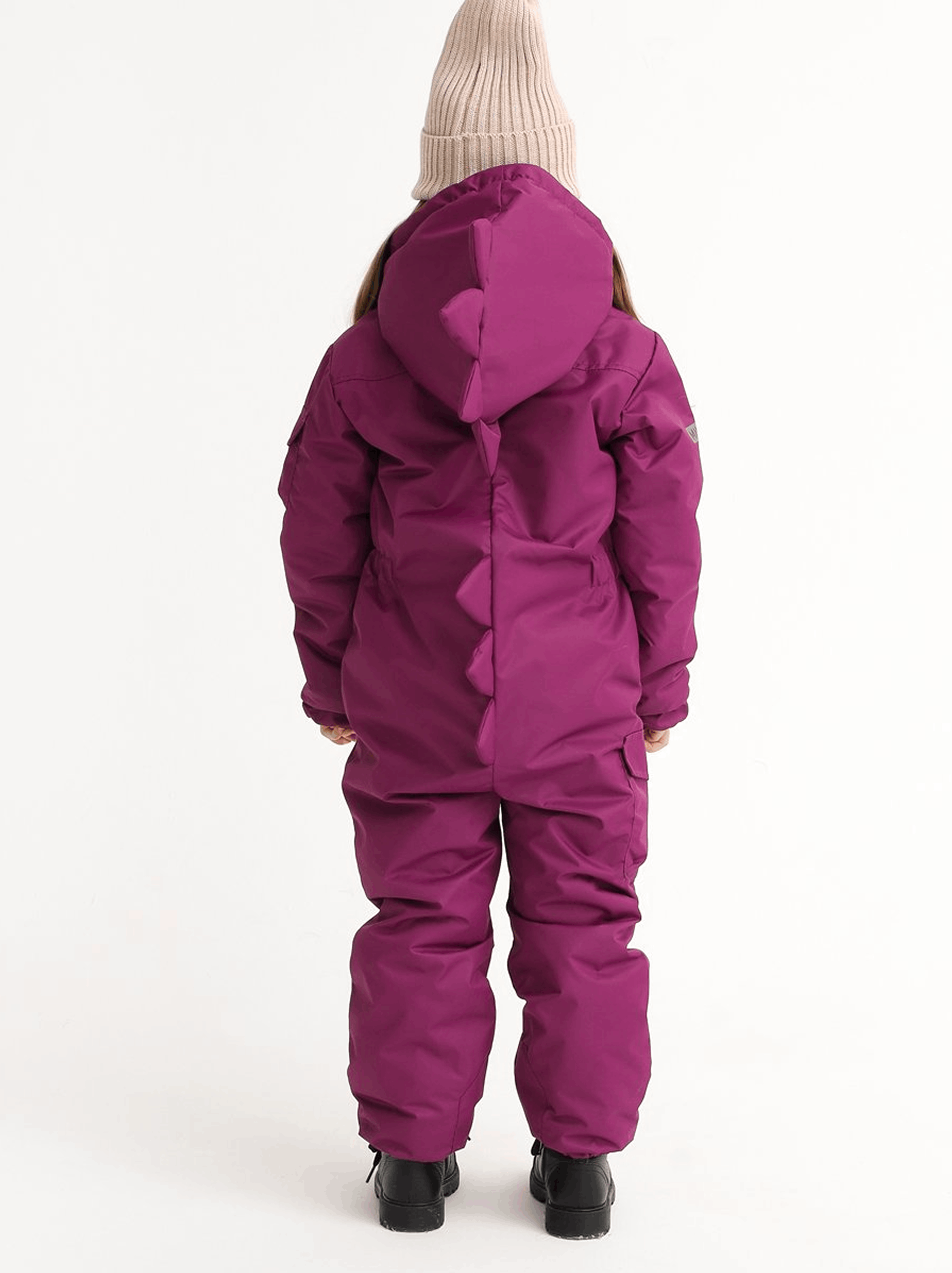 Комбинезон MINIDINO B-KOM-001/ДКомбинезон детский демисезонный Дино ежевика - фото 3