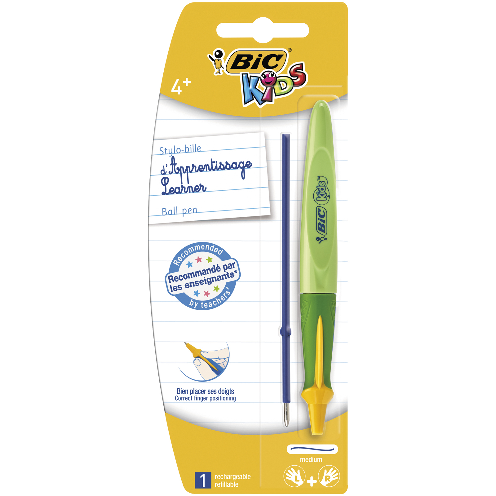 Ручка шариковая BIC Kids 1 шт. в ассортименте - фото 4