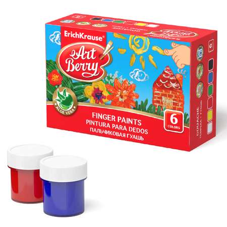 Краски гуашь ArtBerry 6 цв.