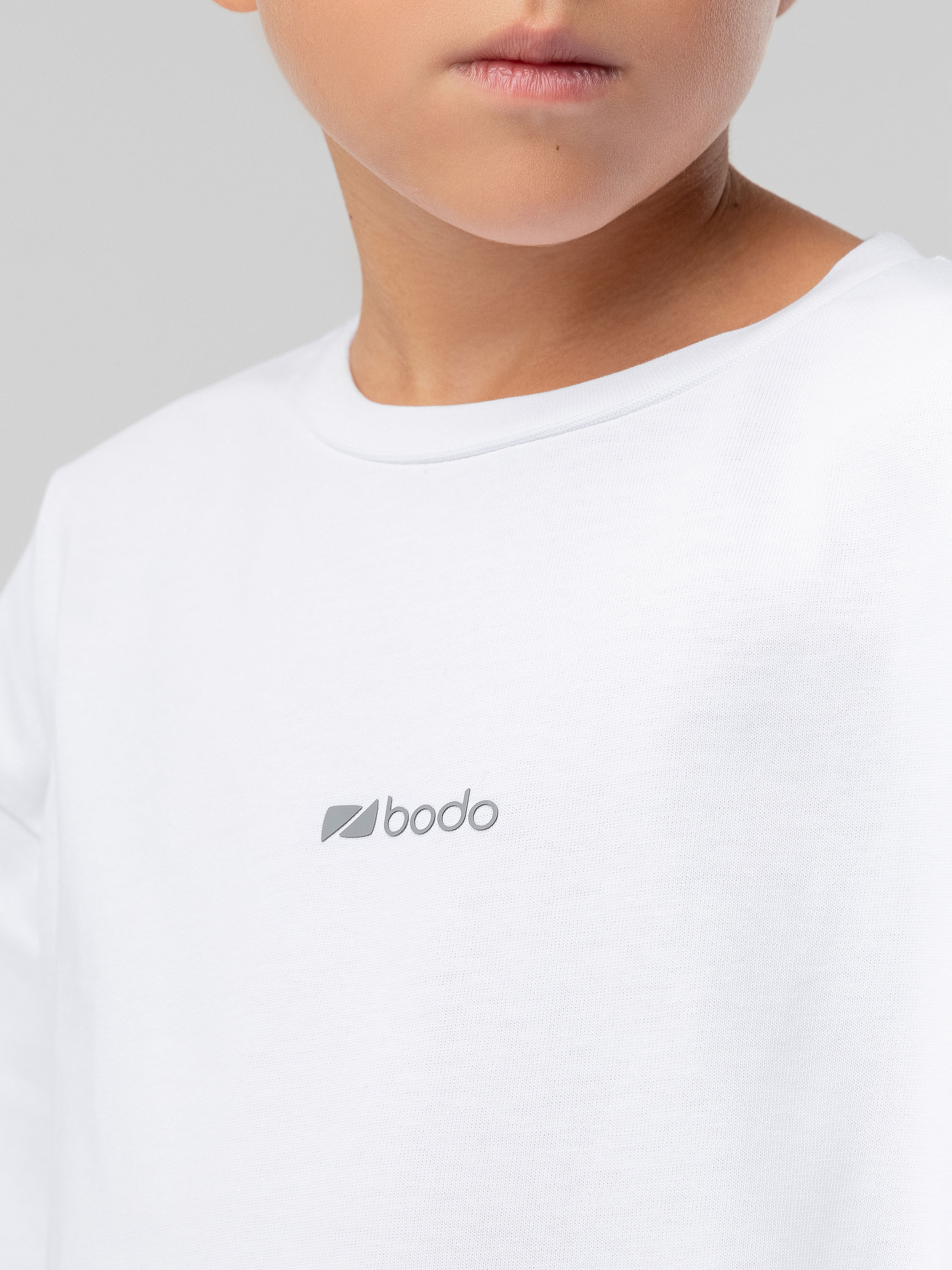 Футболка Bodo 4-460MU_белый (темно-серый) - фото 6
