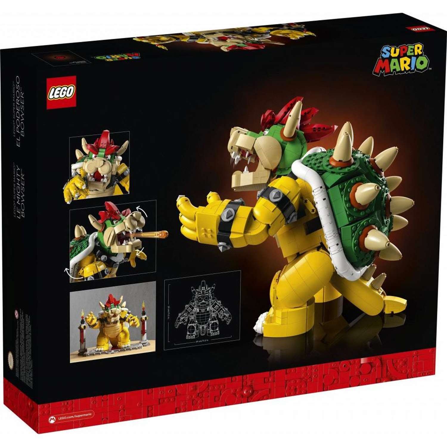 Конструктор LEGO Super Mario The Mighty Bowser блочный - фото 3