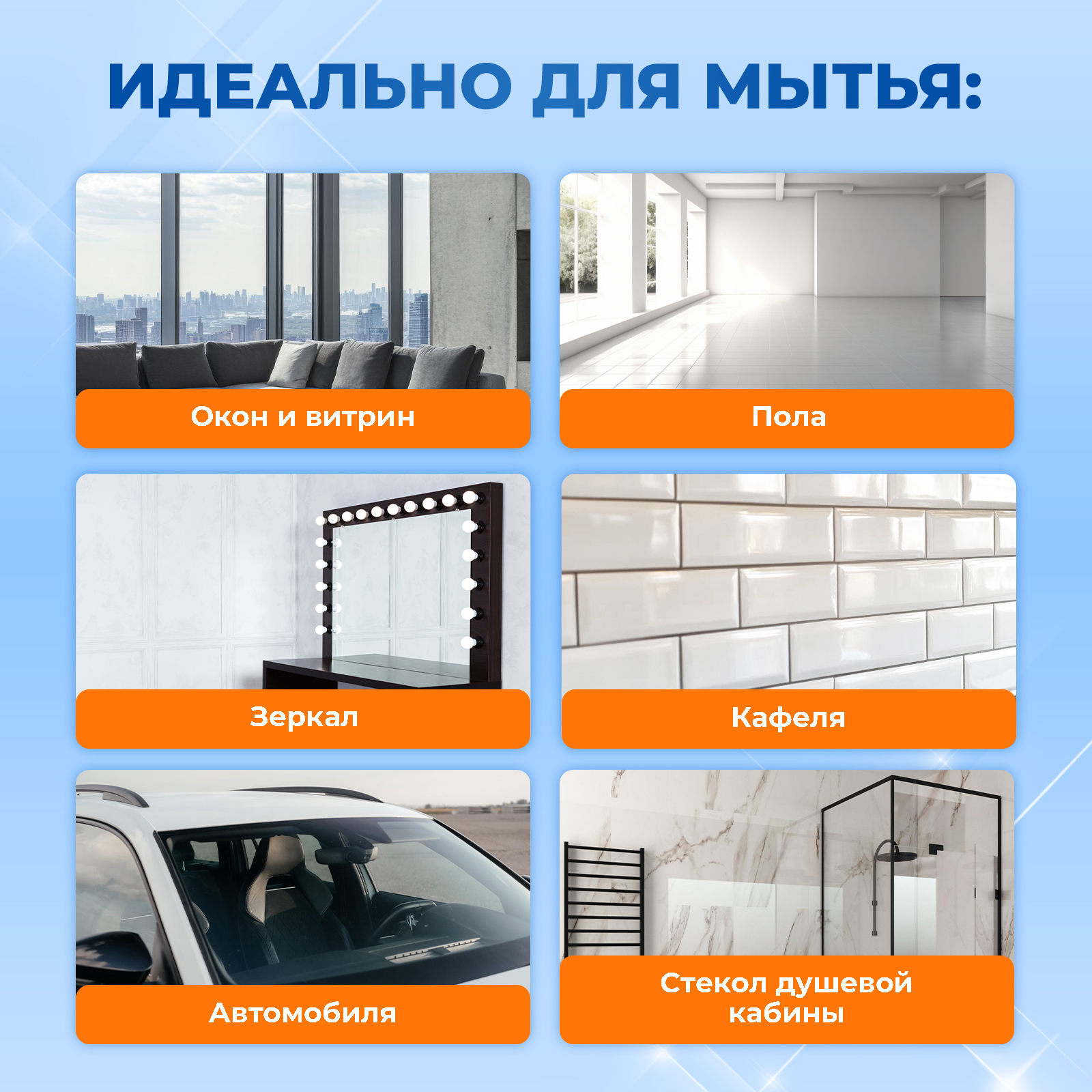 Щетка Mellingward для мытья окон и стекол с водосгоном - фото 7