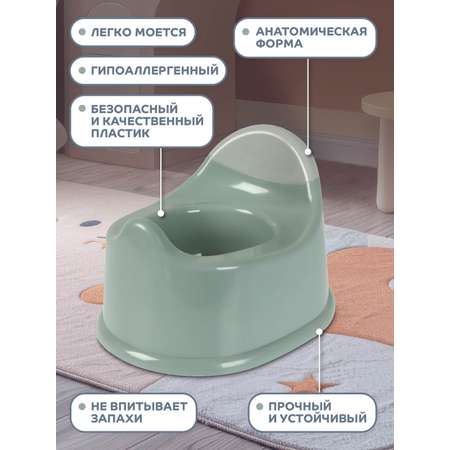 Горшок детский Компания Друзей анатомический с крышкой размер S