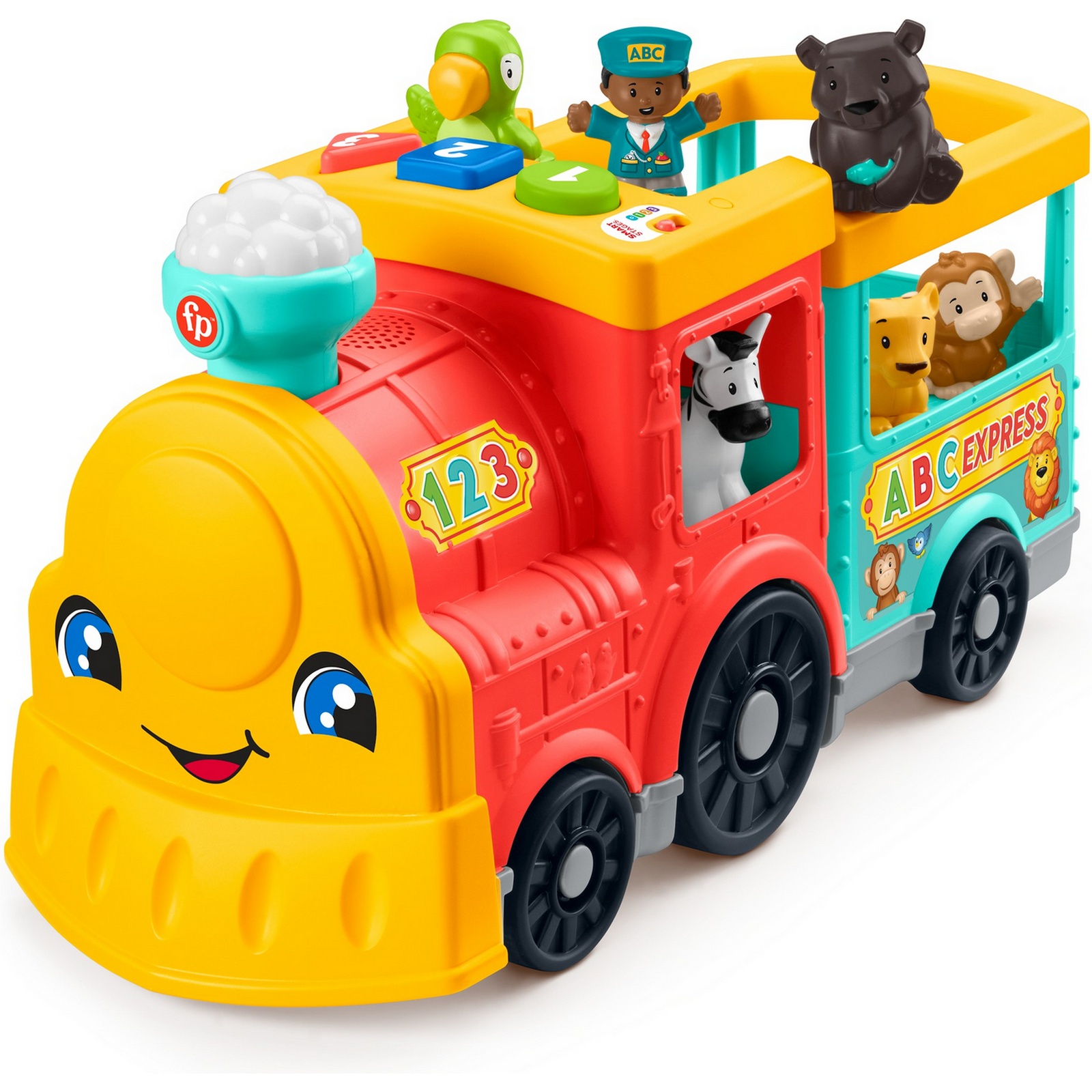 Экскаватор Fisher Price Little People АБВ-экспресс - фото 4