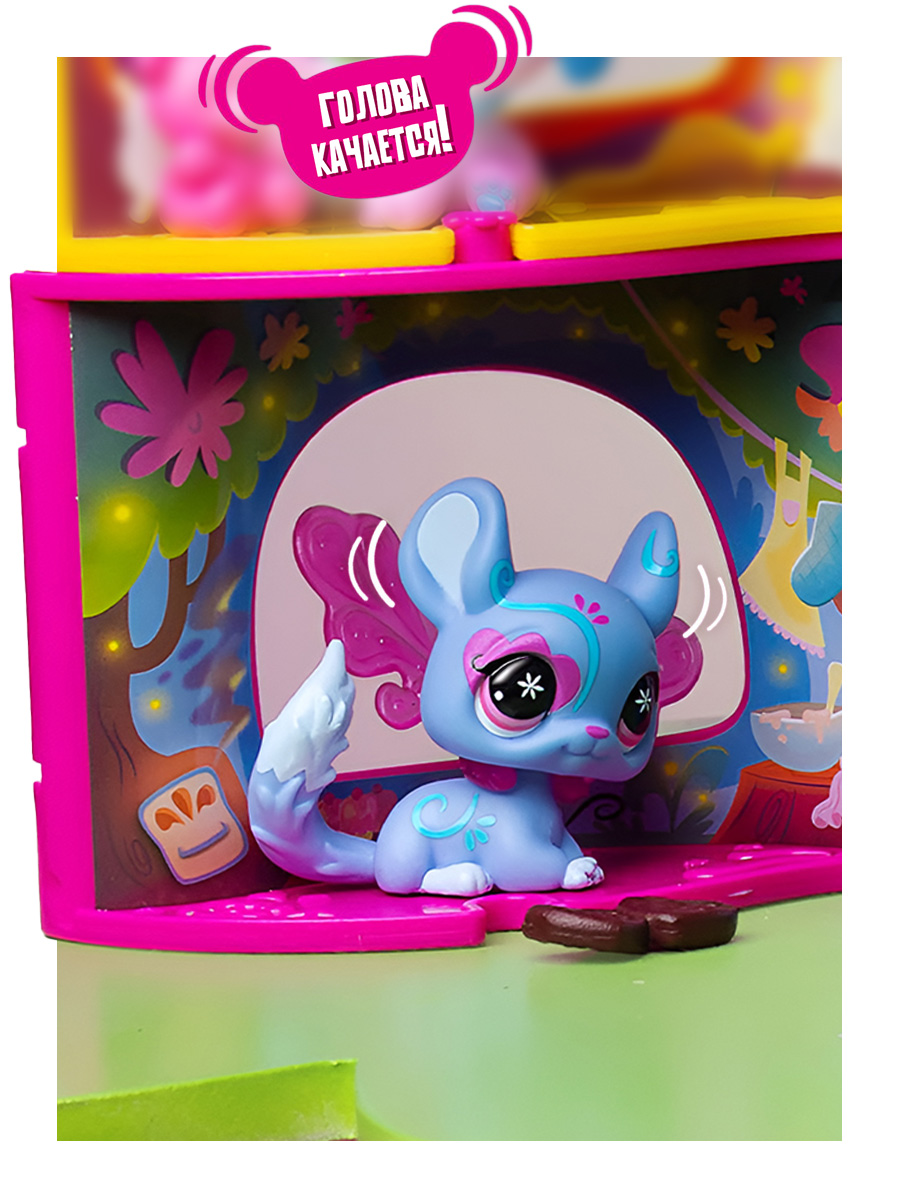 Игровой набор Littlest Pet Shop Уголок крылатой Шиншиллы - фото 2