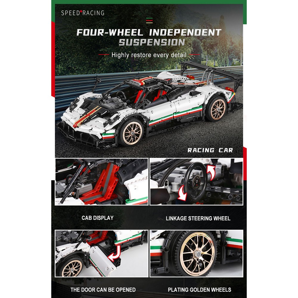 Конструктор Mould King Pagani Zonda - фото 9