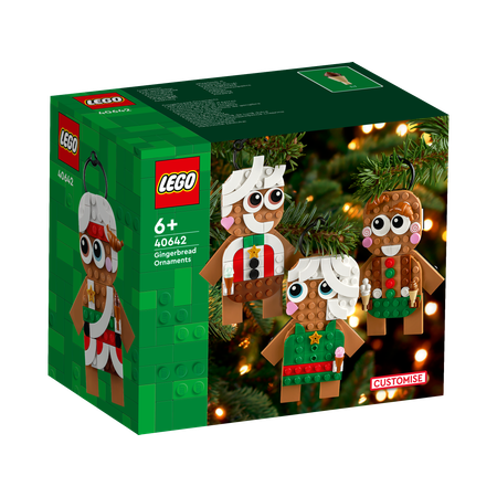 Конструктор LEGO Seasonal Пряничные украшения блочный