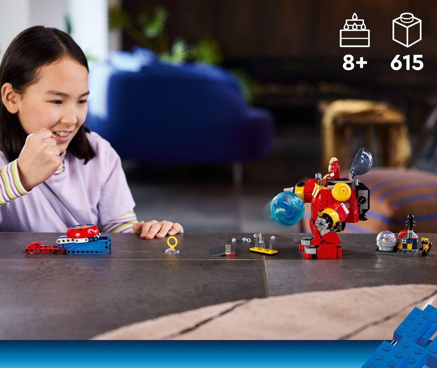 Конструктор LEGO Sonic the Hedgehog Sonic vs Dr. Eggman Death Egg 615 дет. - фото 6