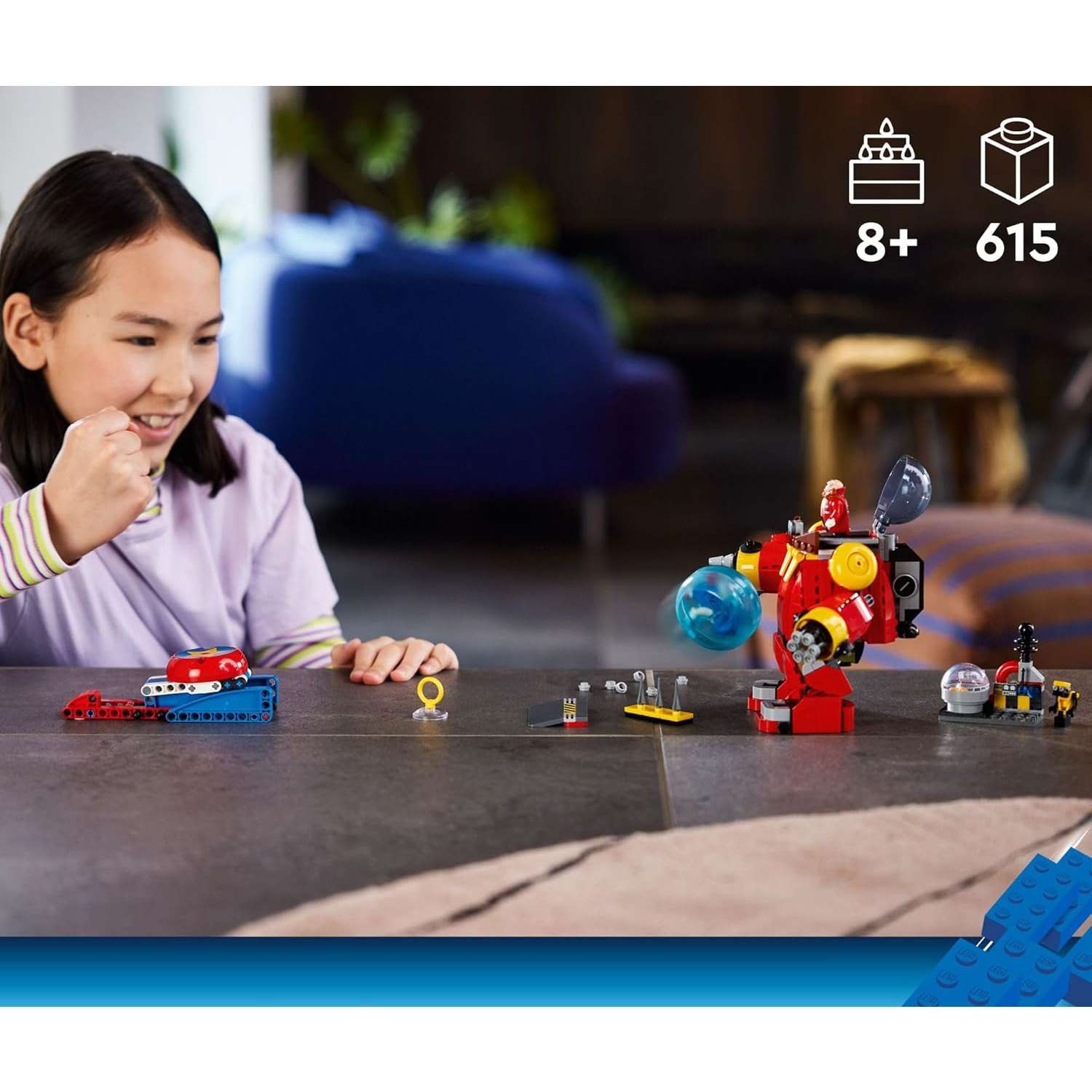 Конструктор LEGO Sonic the Hedgehog Sonic vs Dr. Eggman Death Egg 615 дет. - фото 6