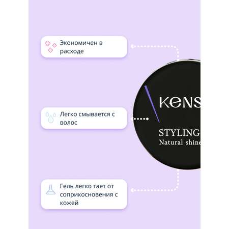 Гель для укладки KENSUKO Create сильной фиксации 30 мл