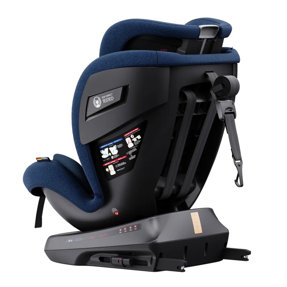 Автокресло KLEE Rapid 360 Fix Isofix 0+/1/2/3 (0-36 кг) синий - фото 6