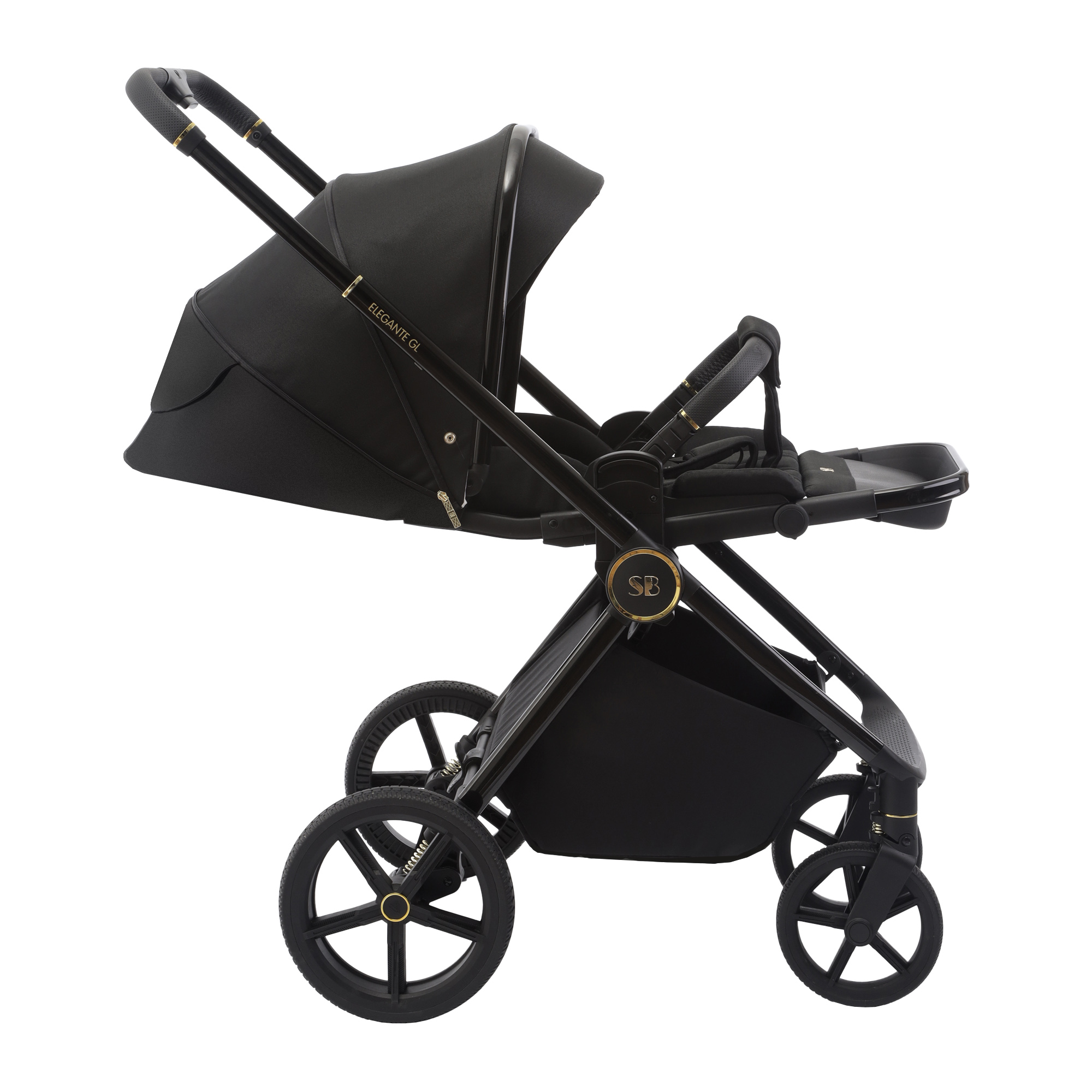 Коляска 3в1 Sweet Baby Elegante GL Black черный - фото 40