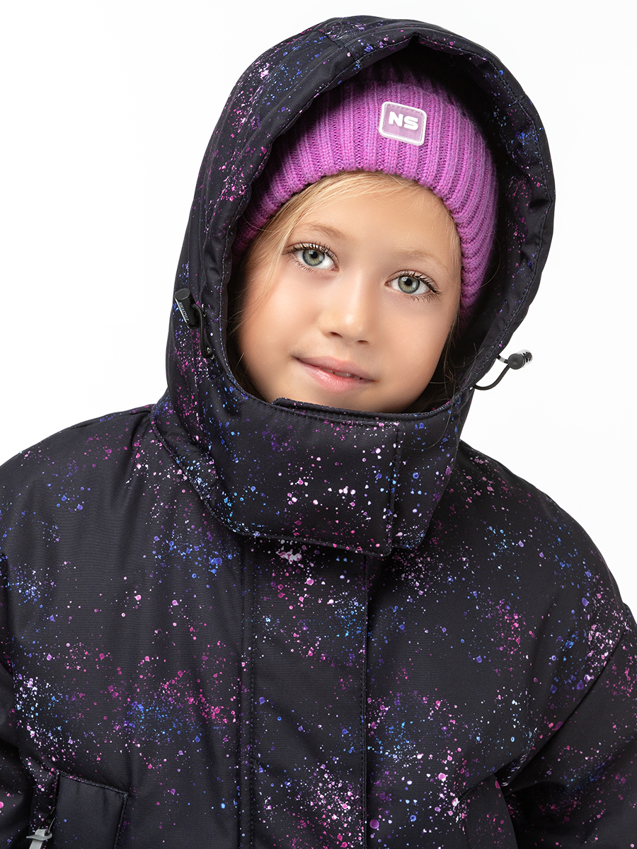 Костюм NIKASTYLE 7з6024 черный/фуксия - фото 4