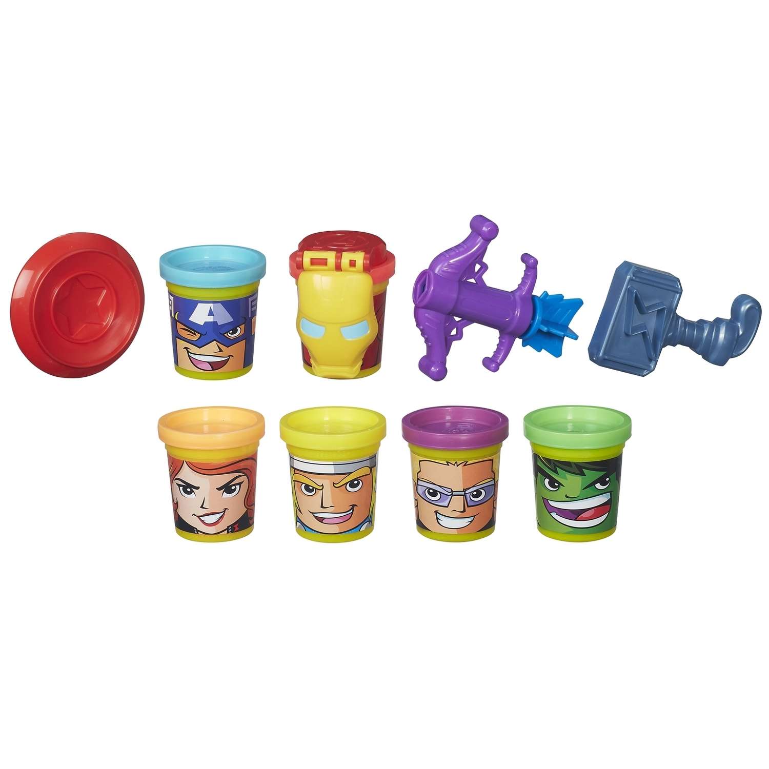 Пластилин Play-Doh Коллекция героев Мстителей - фото 2