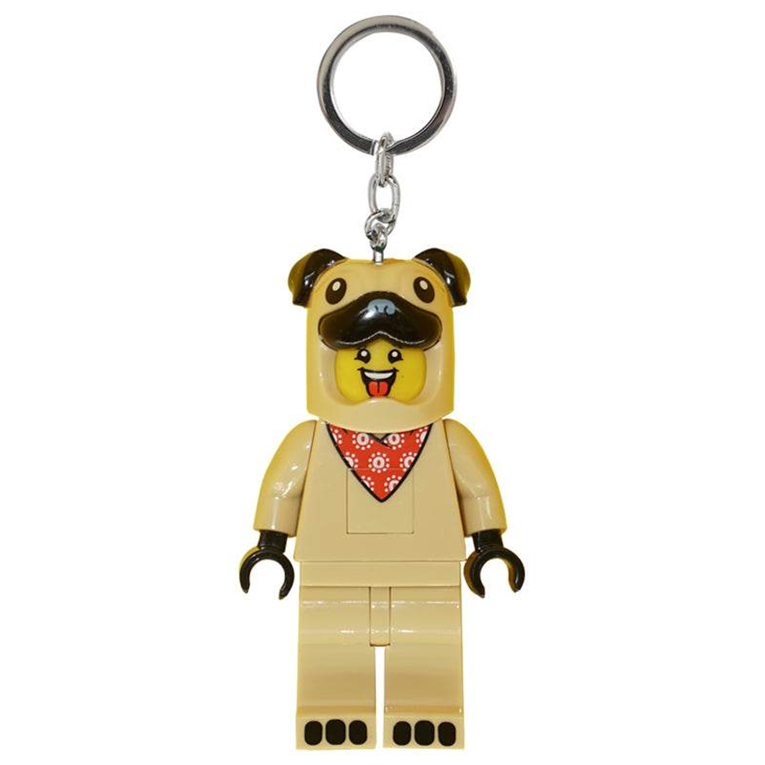 Брелок LEGO Minifigures - Человек-Мопс 1 шт. - фото 1