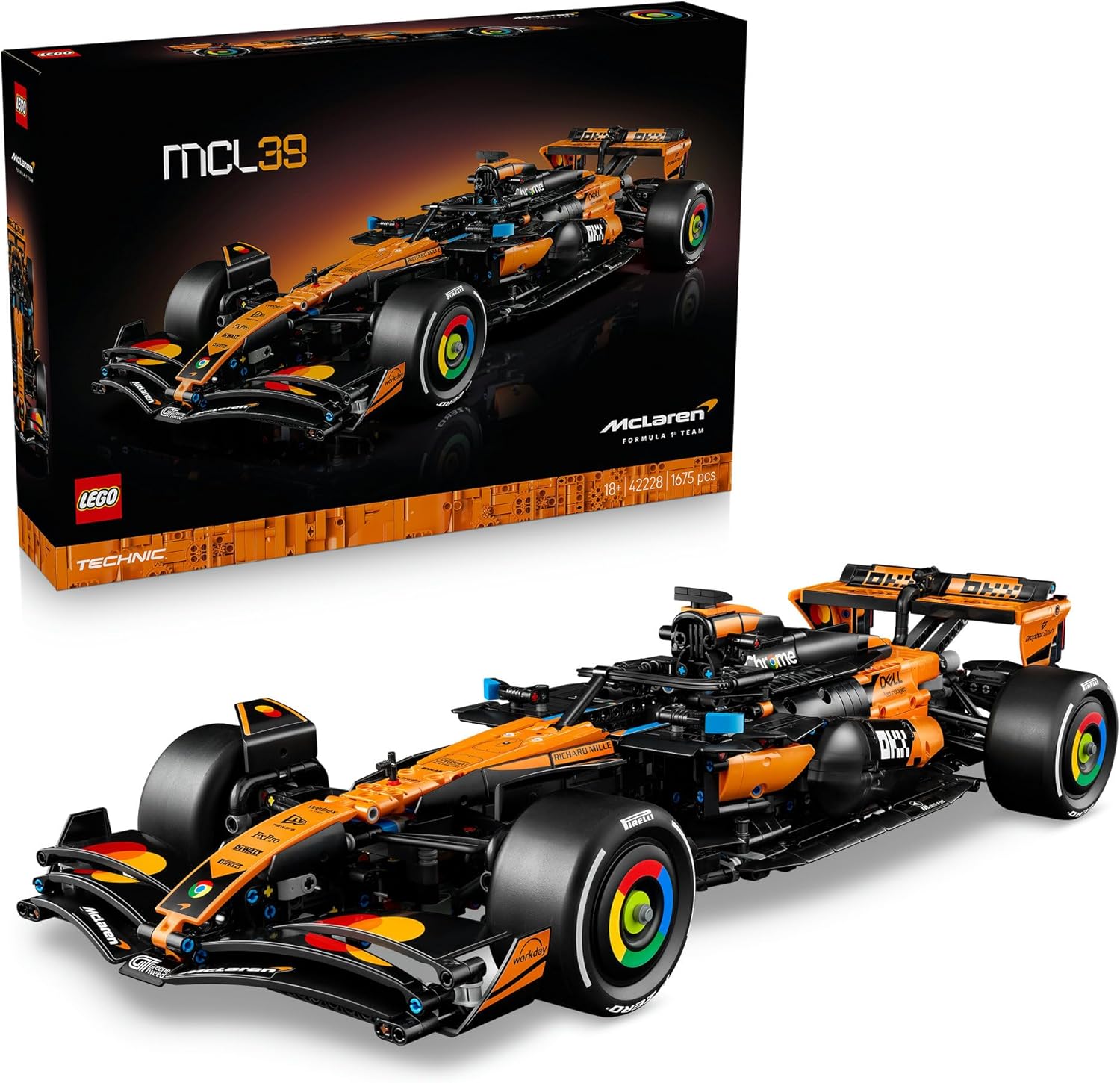 Конструктор LEGO Technic McLaren MCL39 F1 1675 дет. - фото 1