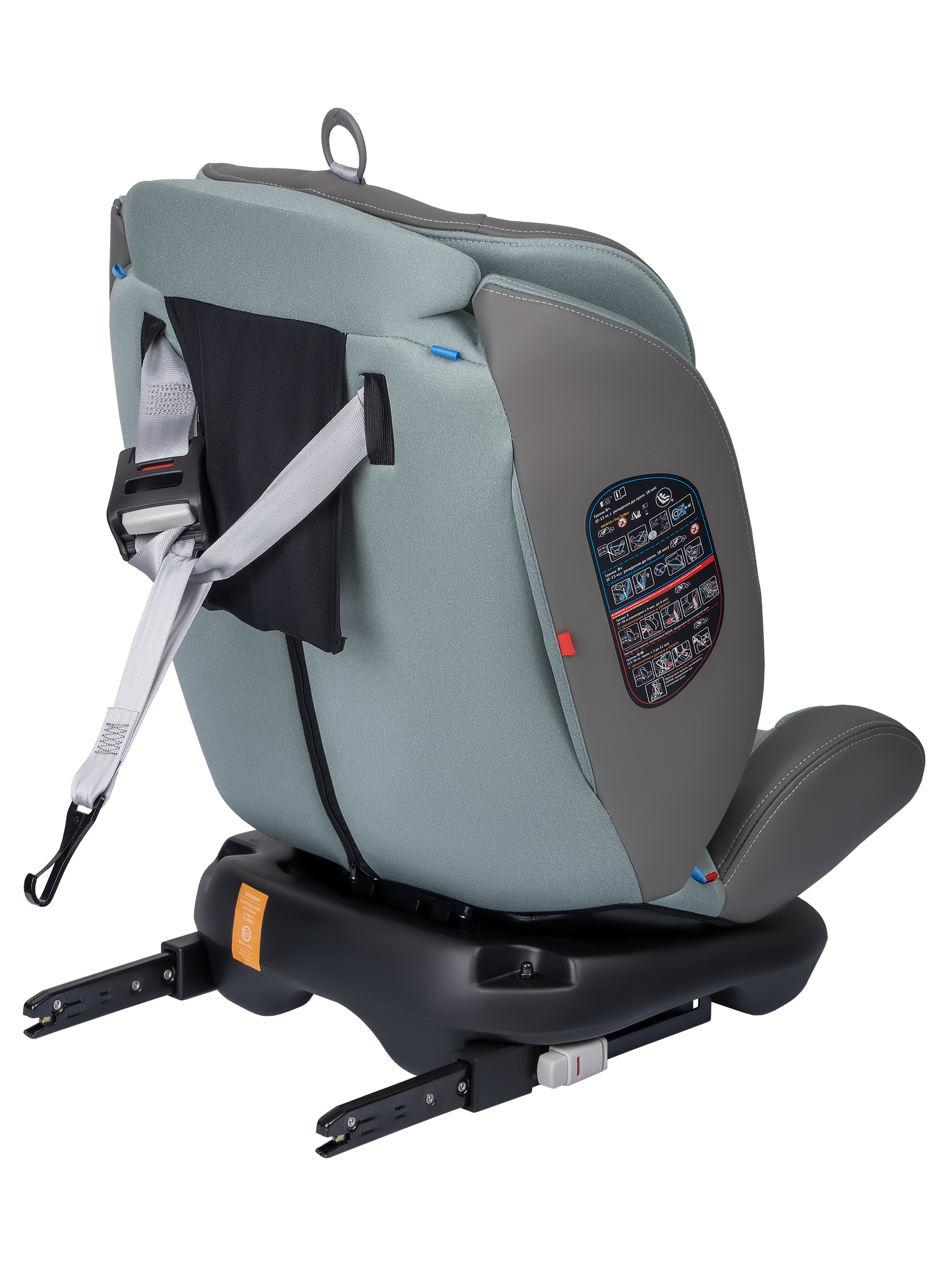 Автокресло Indigo Aero, шалфей Isofix 0+/1/2/3 (0-36 кг) - фото 7