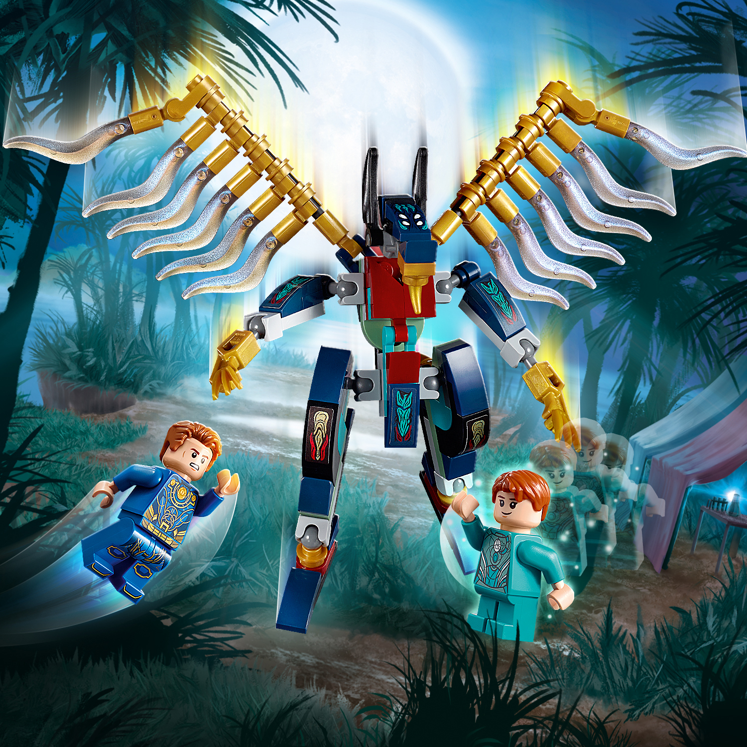 Конструктор LEGO Marvel Super Heroes Воздушное нападение Вечных 133 дет. - фото 6