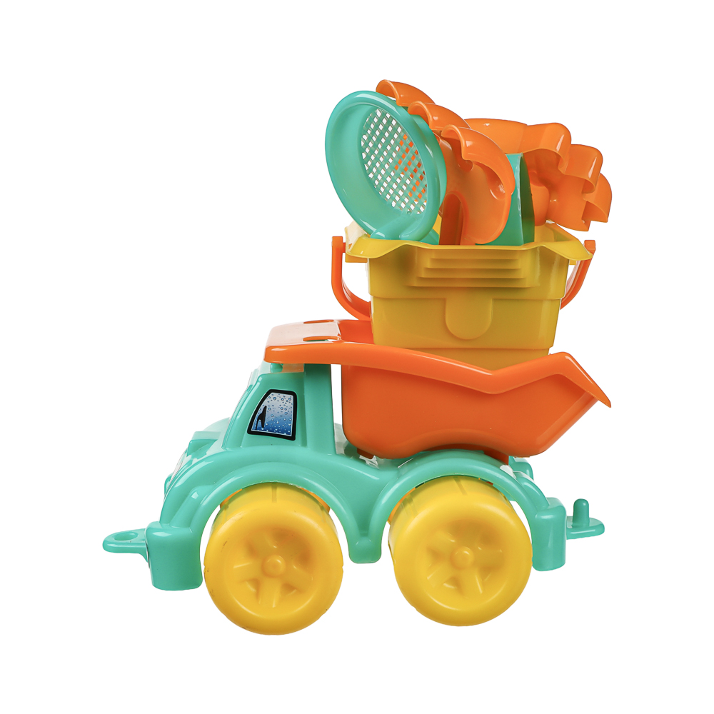 Песочный набор Игроленд Машинка-грузовик 7 предметов 7 предм. - фото 11