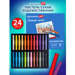 Пастель сухая Brauberg 24 шт.