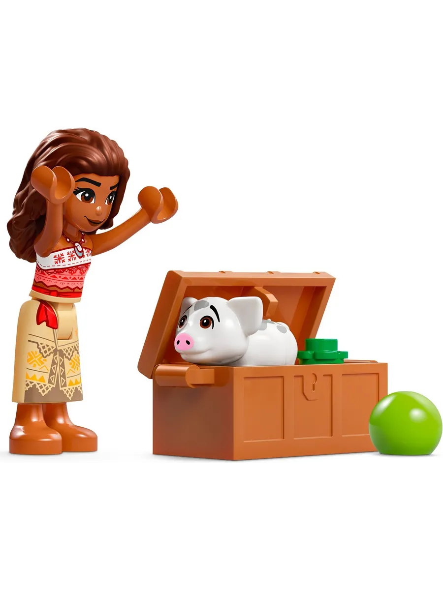 Конструктор LEGO Disney Princess Цветочный горшок Моаны 619 дет. - фото 6