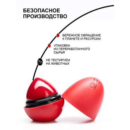 Гигиеническая помада ЭКЗО Клюква