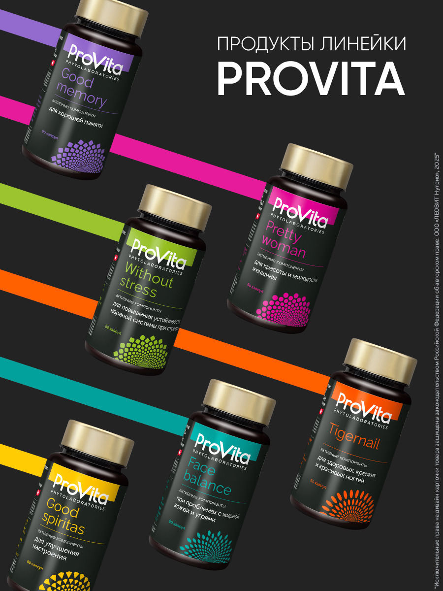 БАД для здоровых и красивых волос Леовит Provita Beautiful hair - фото 8