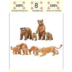 Игровой набор Masai Mara Семьи ягуаров и медведей