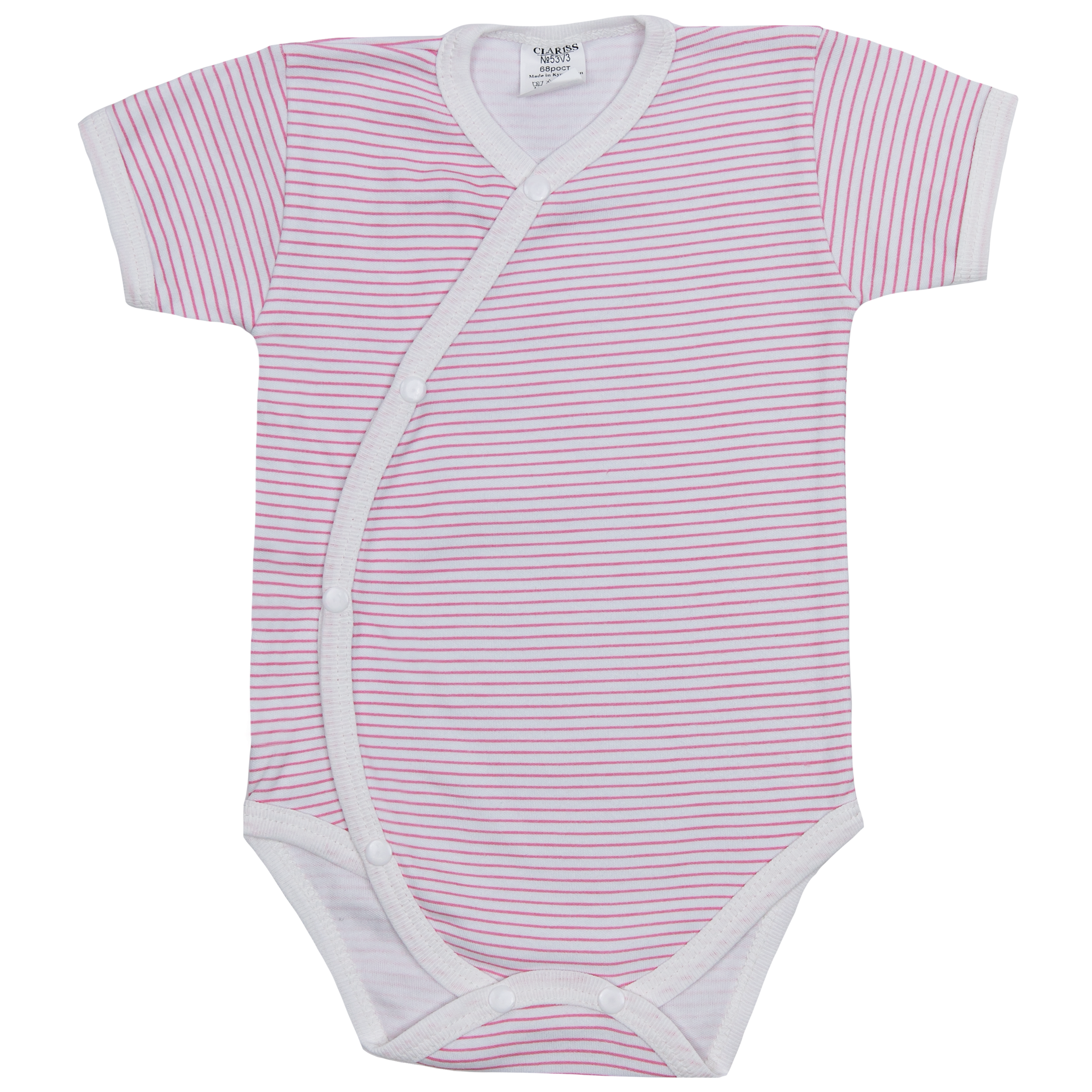 Изображение товара Боди Clariss кимоно 100% хлопок, полоски, 62