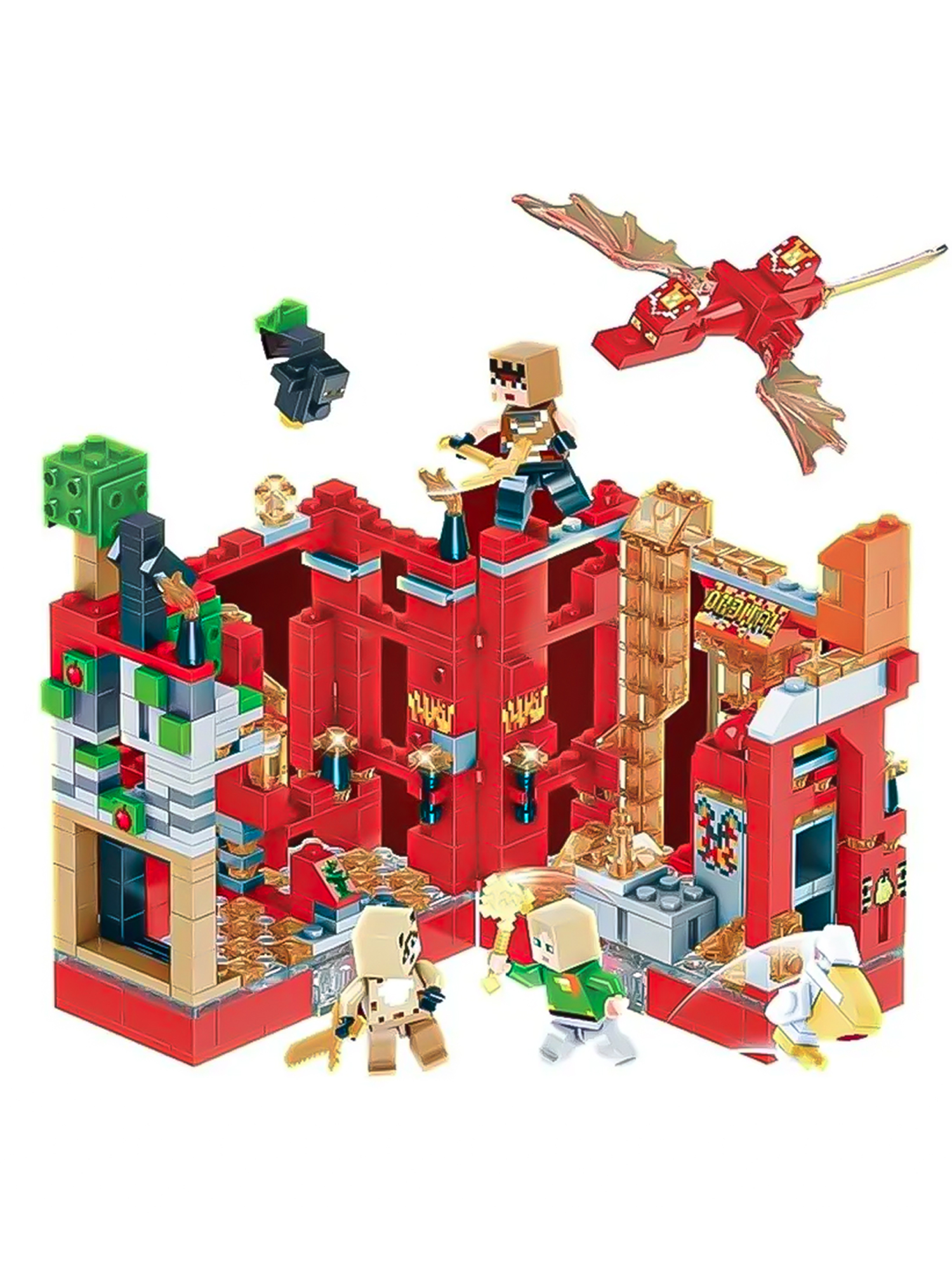 Конструктор Madliani Красная крепость 528 дет. - фото 4