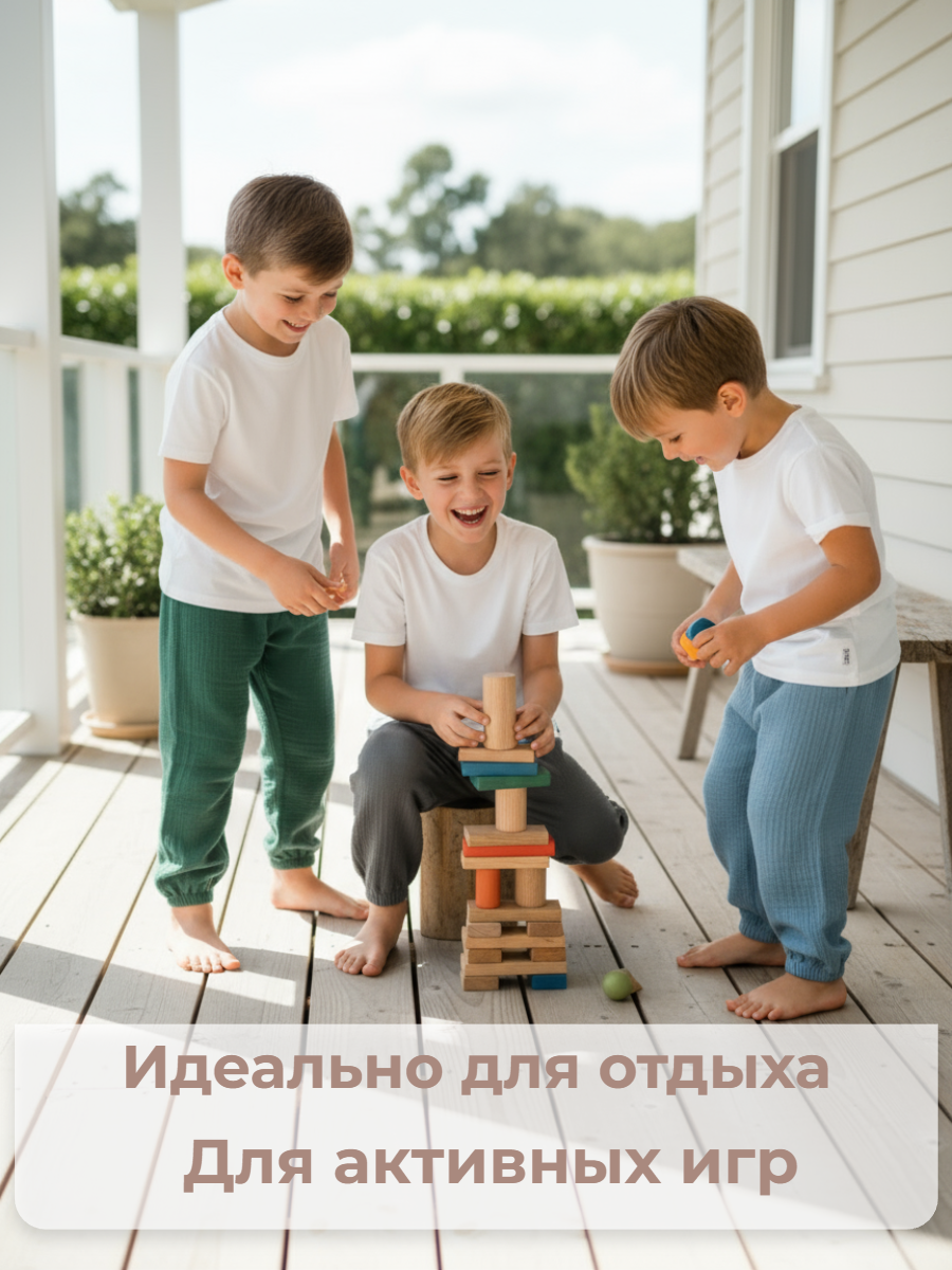 Брюки КВАРК лук 2044747527435 - фото 3