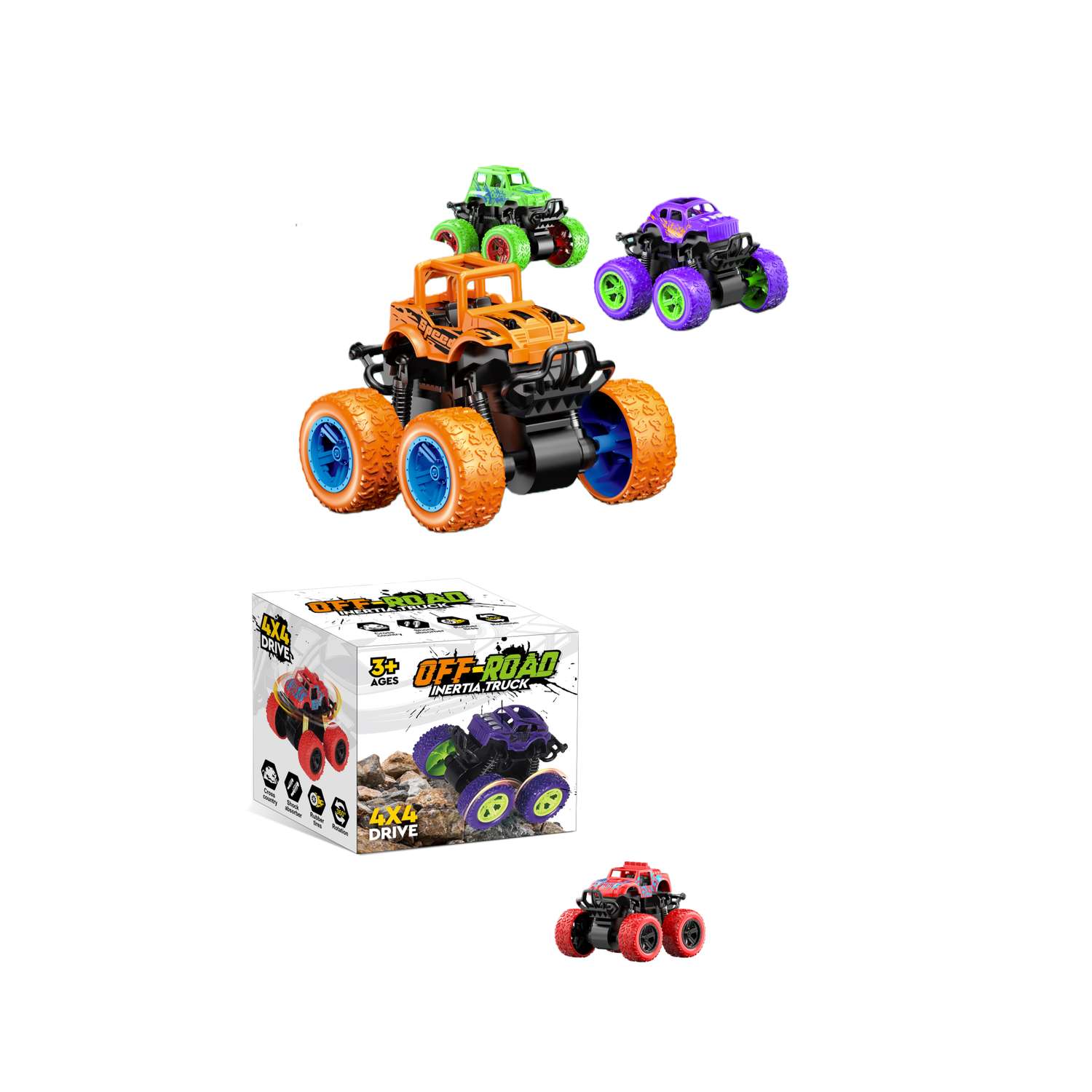 Внедорожник инерционный в ассортименте - фото 1