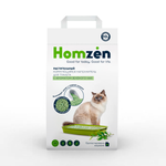 Наполнитель Homzen Зелёный чай 10 л комкующийся, растительный