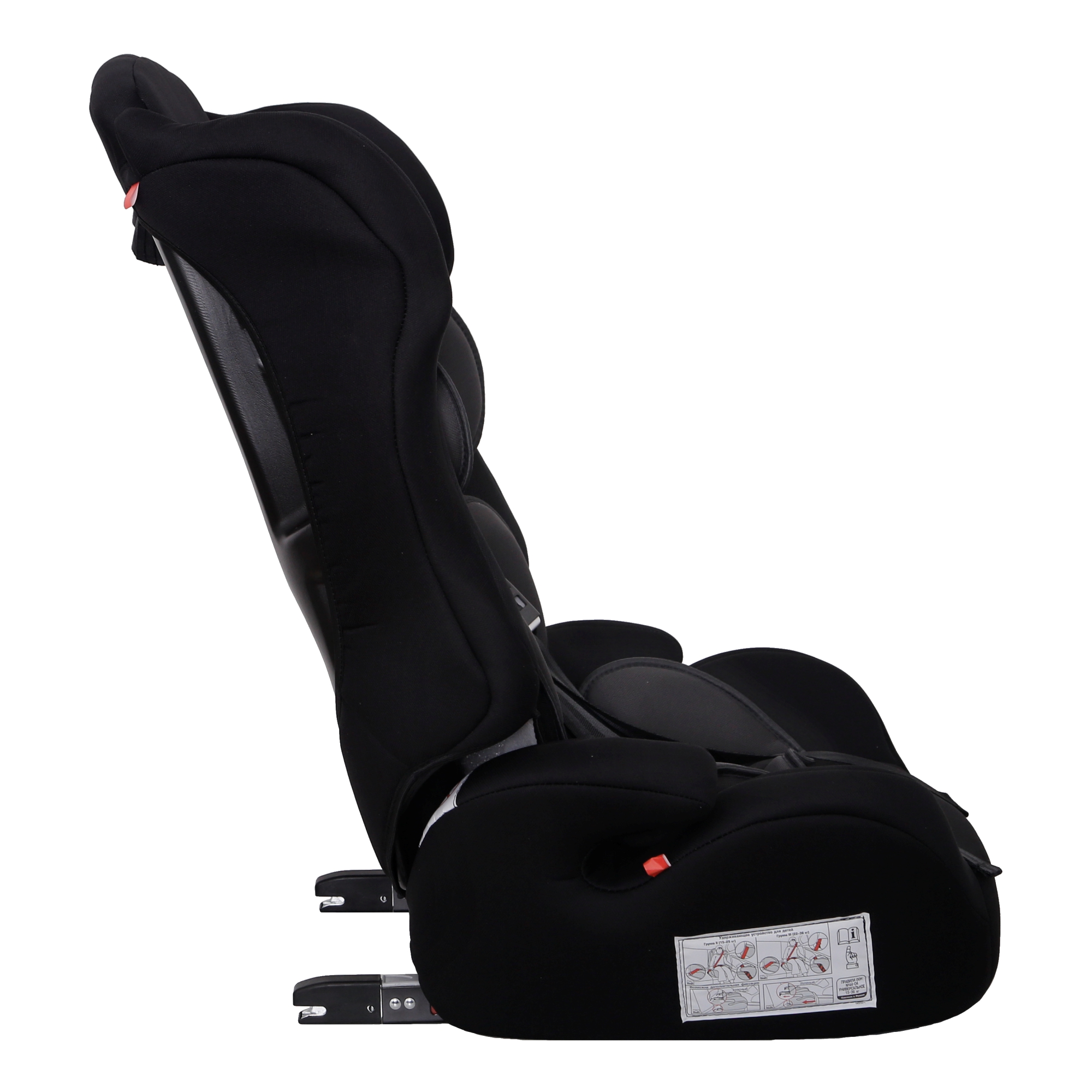 Автокресло Babyton Nils FIX I/II/III black-grey Isofix 1/2/3 (9-36 кг) - фото 18