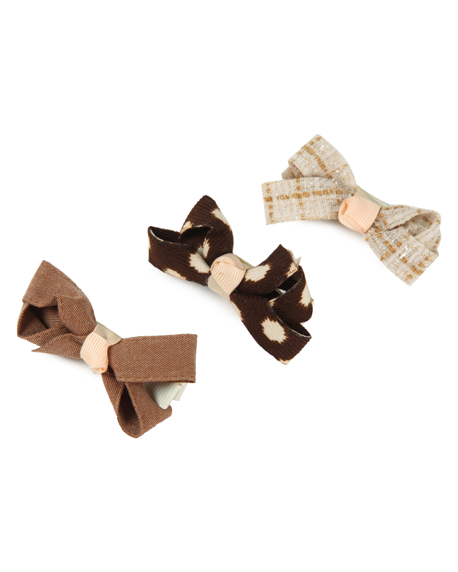 Заколка Demi Star Brown 3 шт. - фото 1