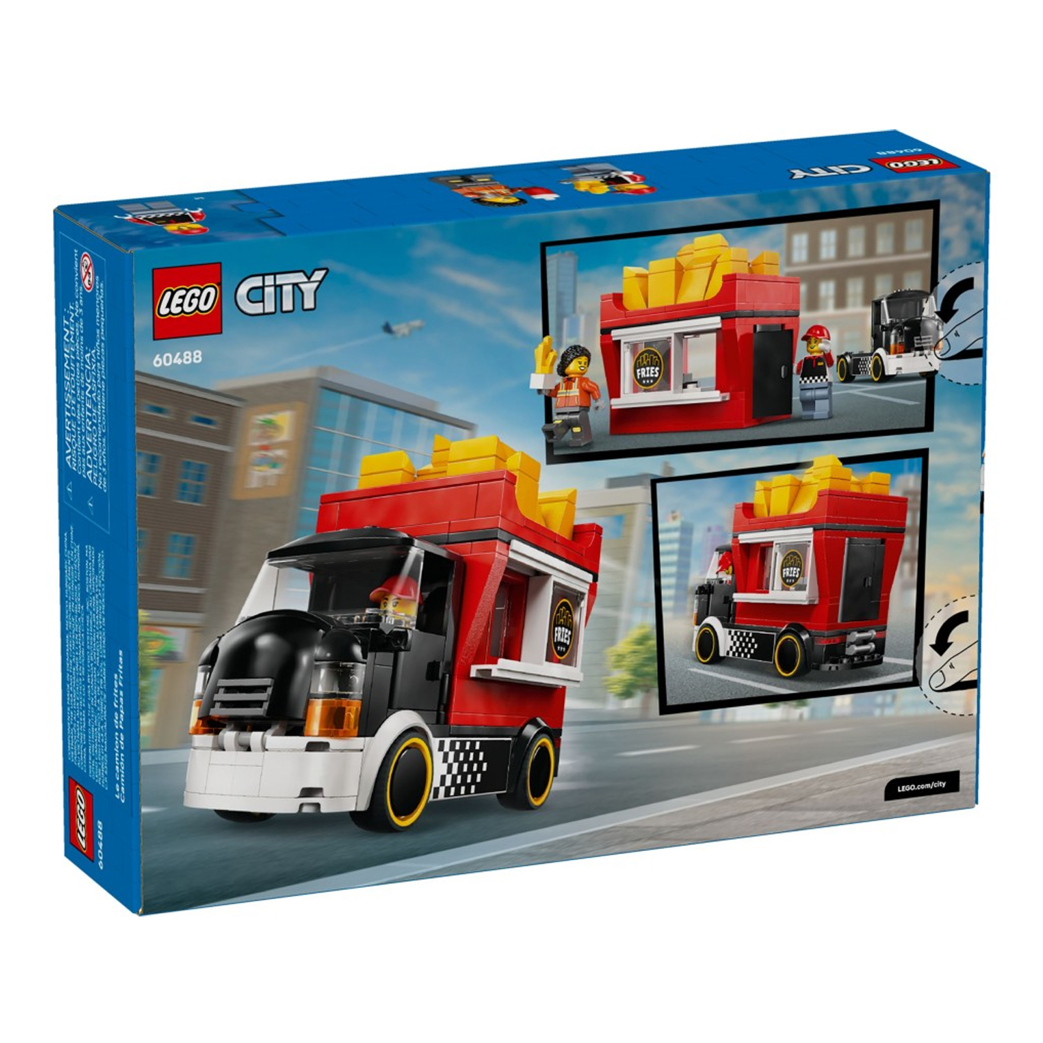 Конструктор LEGO City Грузовик с едой картофель-фри 216 дет. - фото 3