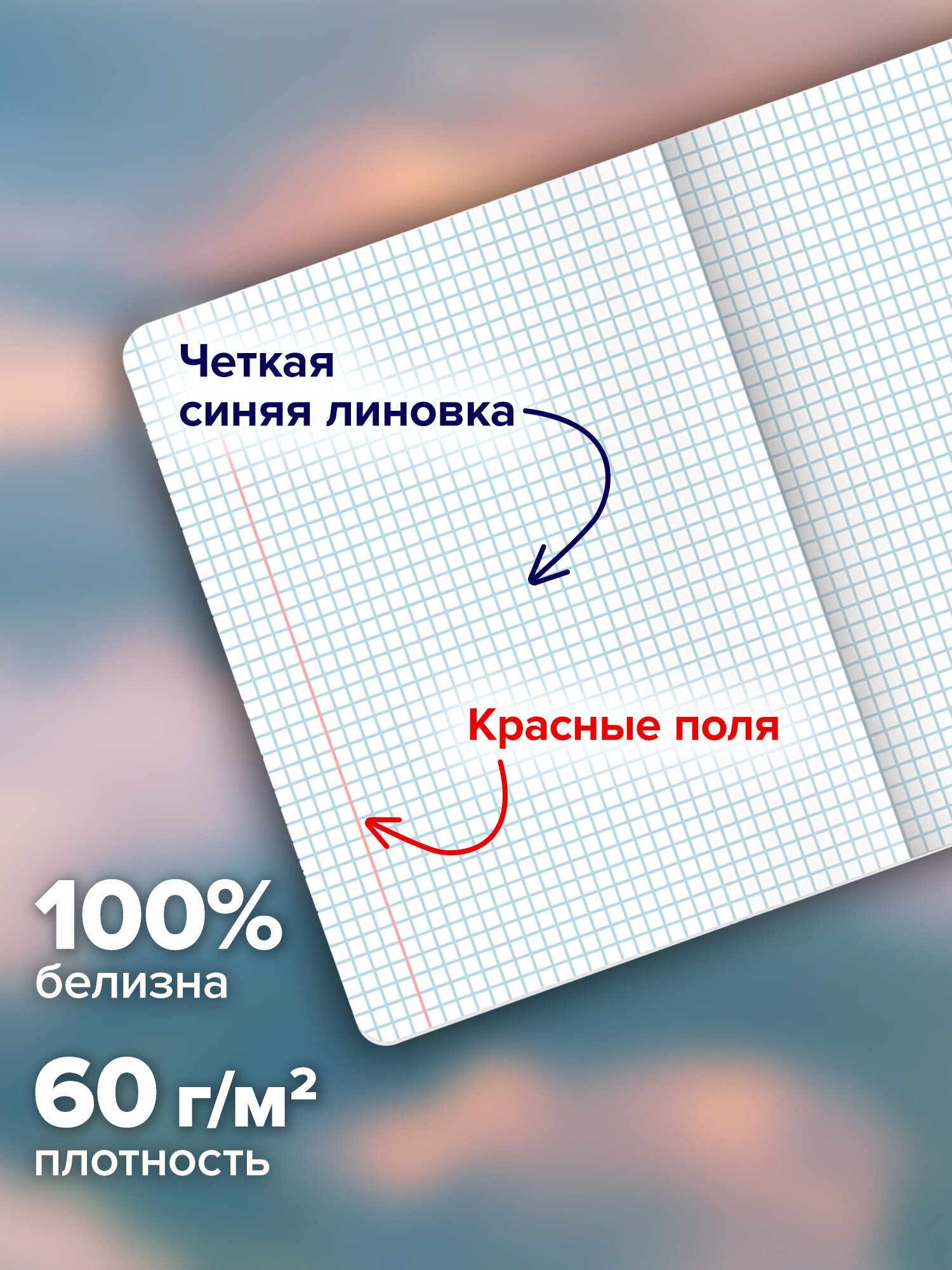 Общая тетрадь Brauberg клетка 96 лист. 5 шт. - фото 2