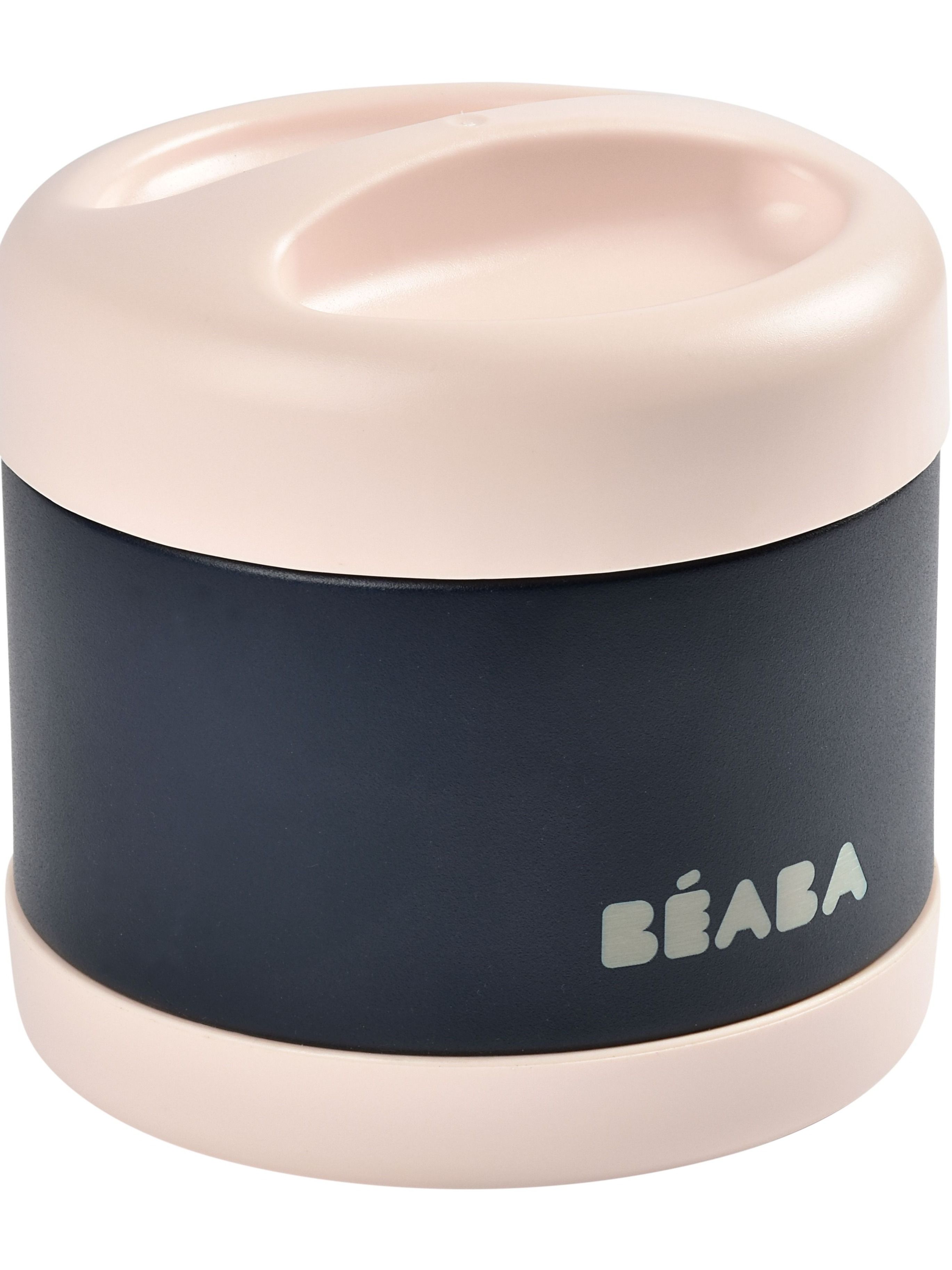 Термоконтейнер для еды детского питания BEABA 500 мл черно-розовый - фото 1