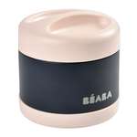 Термоконтейнер для еды детского питания BEABA 500 мл черно-розовый