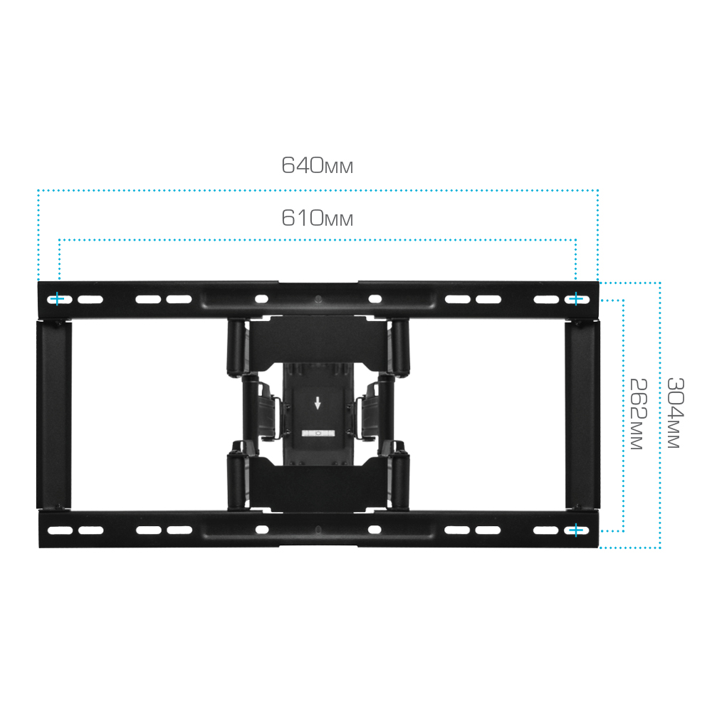 Кронштейн для телевизора KROMAX Ultra Slim-102 black - фото 8