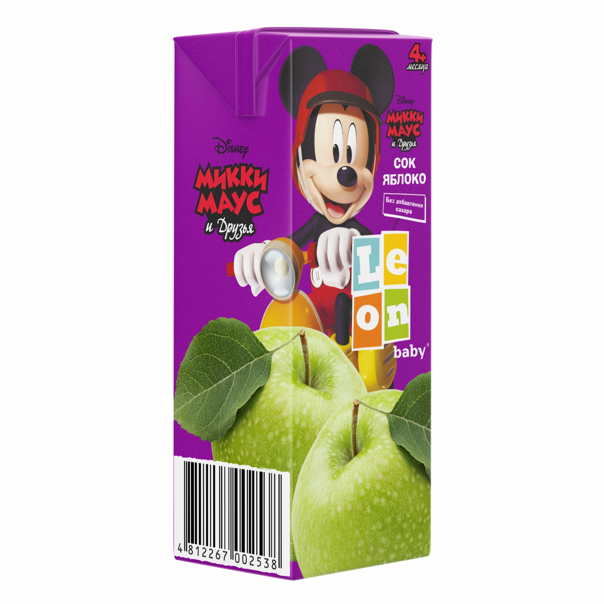 Сок LEON baby Яблоко с 4 мес 0.2 л - фото 2