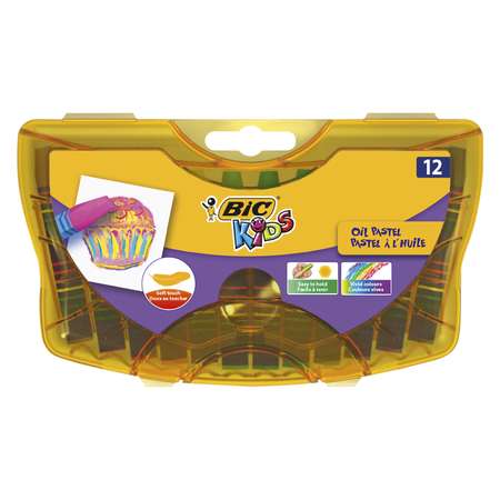 Восковые мелки BIC 12 шт.