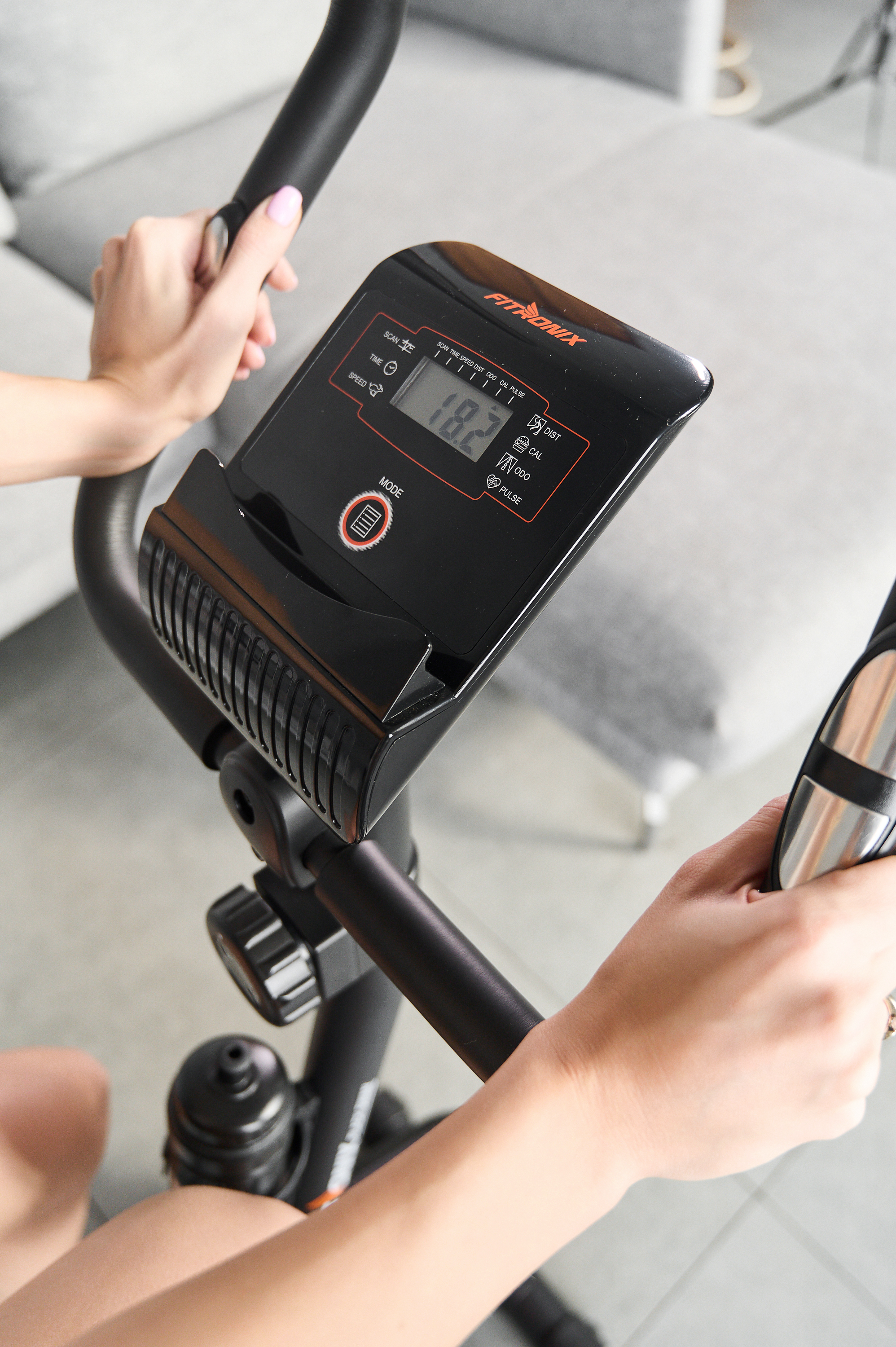 Велотренажер магнитный Fitronix Black SWAN - фото 4