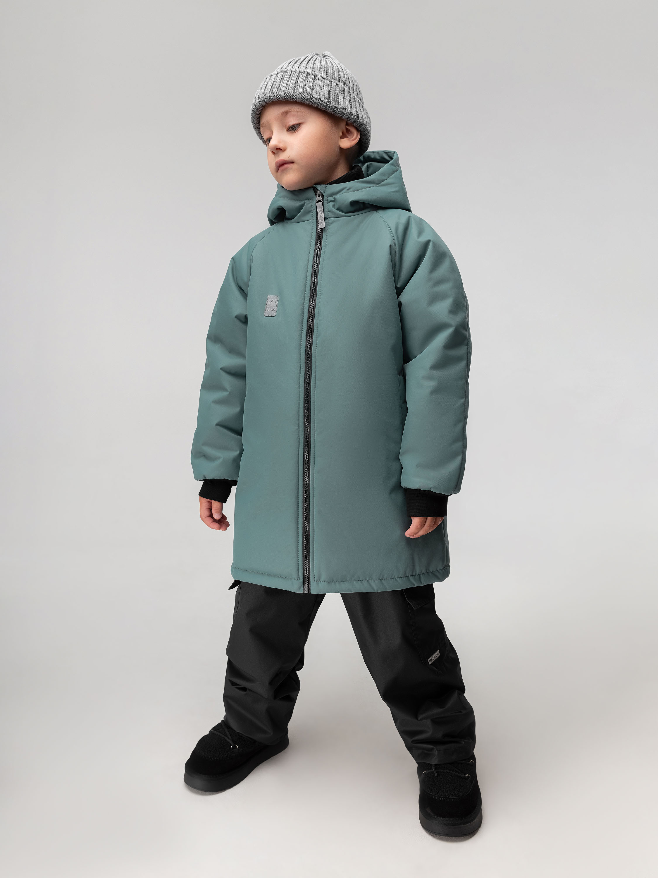 Куртка Bodo 32-72МU_серо-зеленый - фото 1