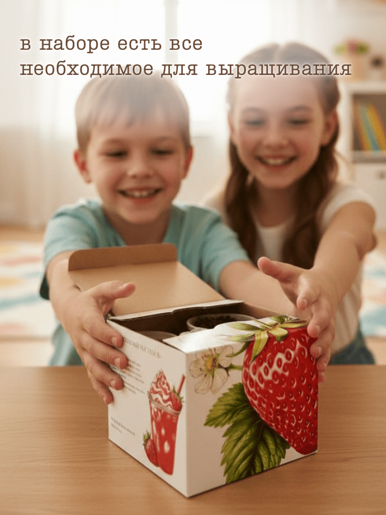 Набор ECOSEEDS клубника - фото 2