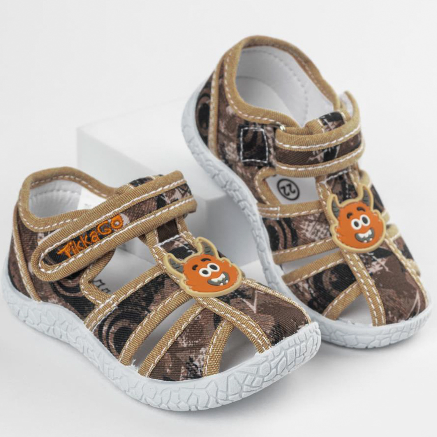 Сандалии TikkaGo 7T17_1507-4_brown-beige - фото 1